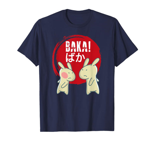 Funny Baka! Japanese Anime Rabbit Slap Manga Tee Shirt T-Shirt