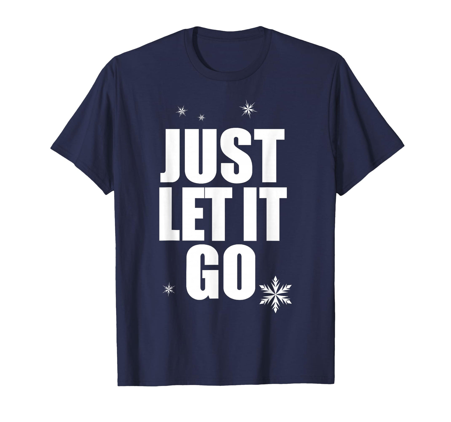 Disney Wreck-It Ralph Frozen Let It Go Bold Text Logo T-Shirt