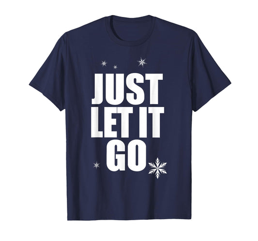 Disney Wreck-It Ralph Frozen Let It Go Bold Text Logo T-Shirt