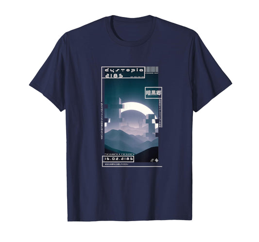 Techwear Cyberpunk Streetwear Japanese Dystopia 2185 T-Shirt