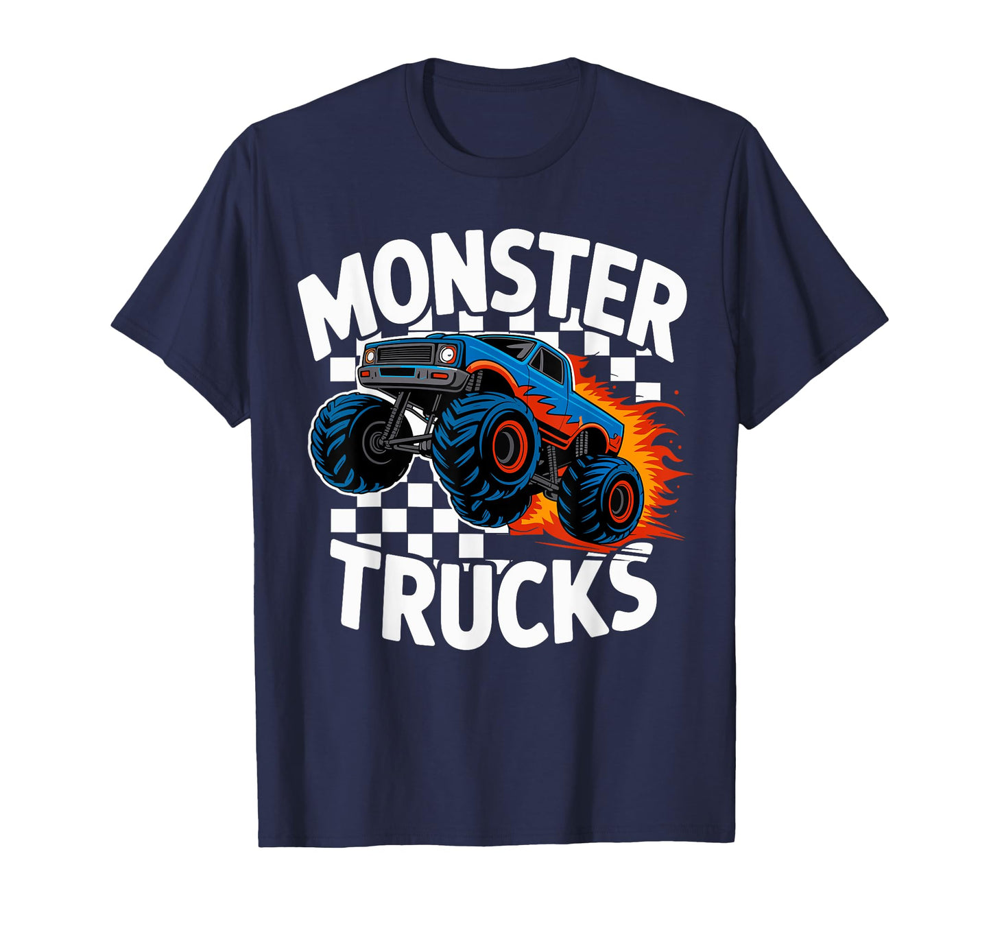 Monster Truck Birthday Party Retro Vintage Monster Trucks T-Shirt