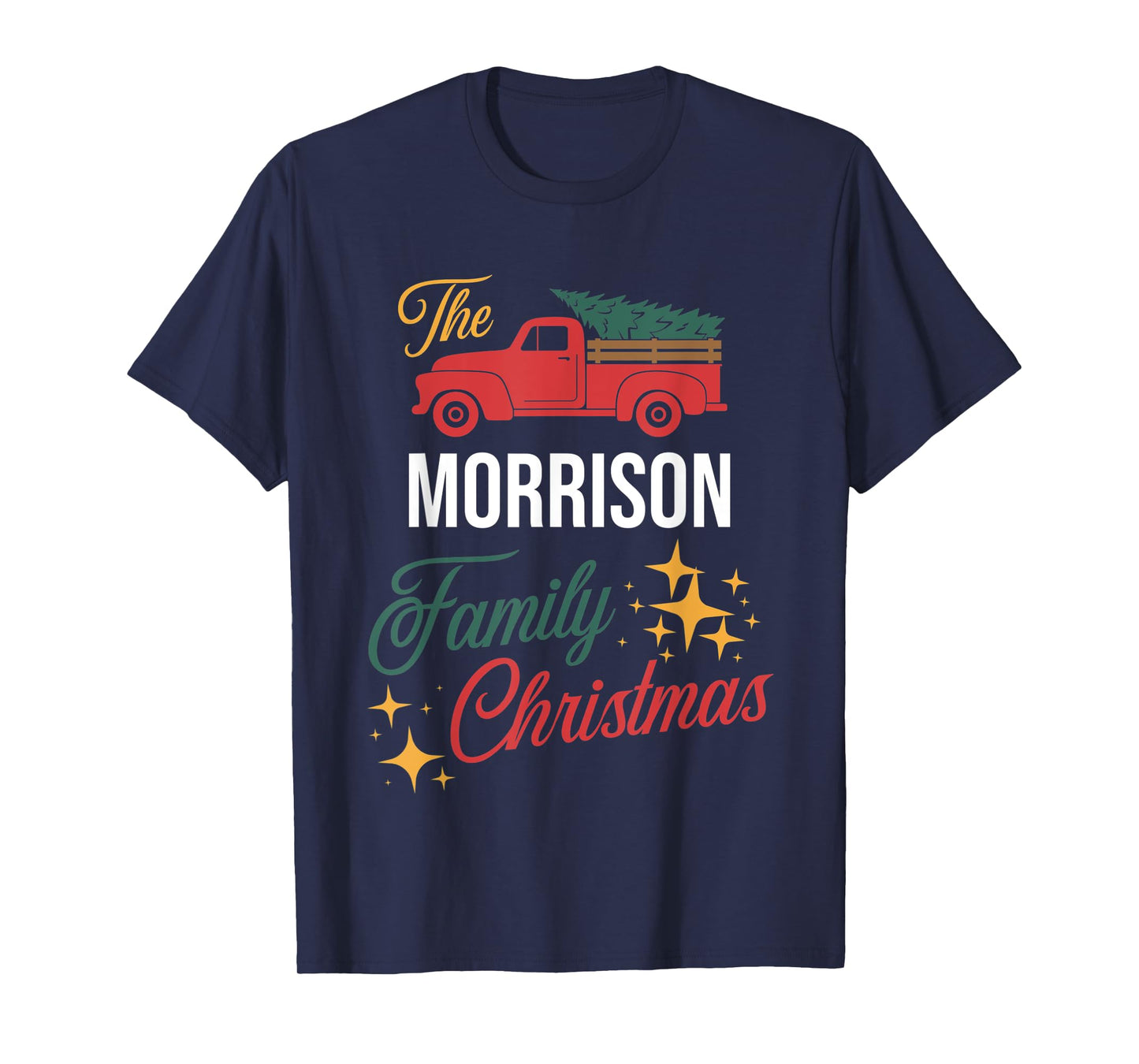 The Morrison Family Christmas Matching Pajamas Group Gift T-Shirt
