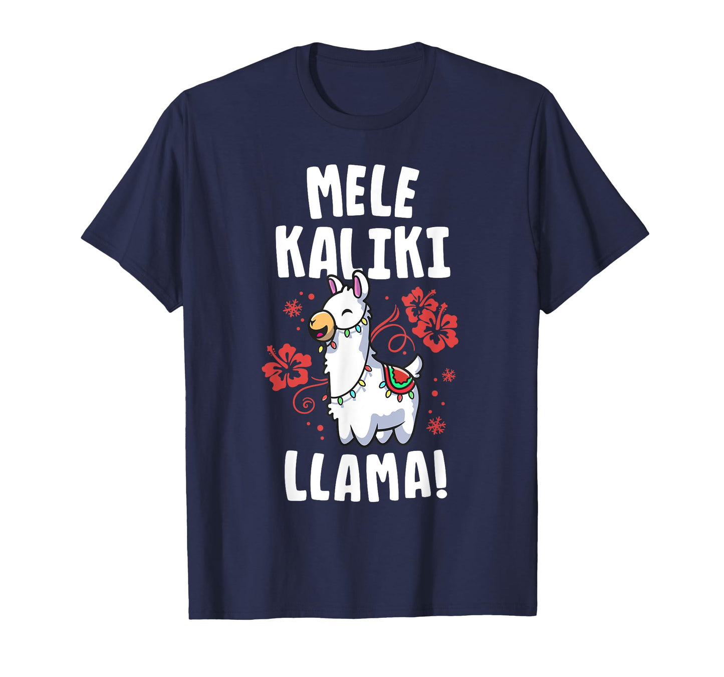 Mele Kalikimaka Shirt For Women Hawaiian Xmas Christmas T-Shirt