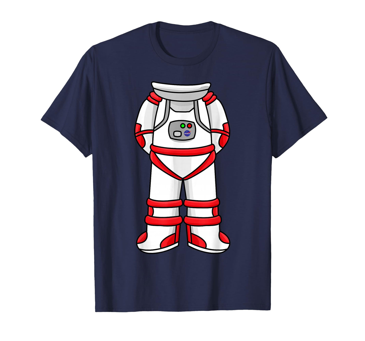 Astronaut Suit Head Cool Space Rocketman Halloween Costume T-Shirt