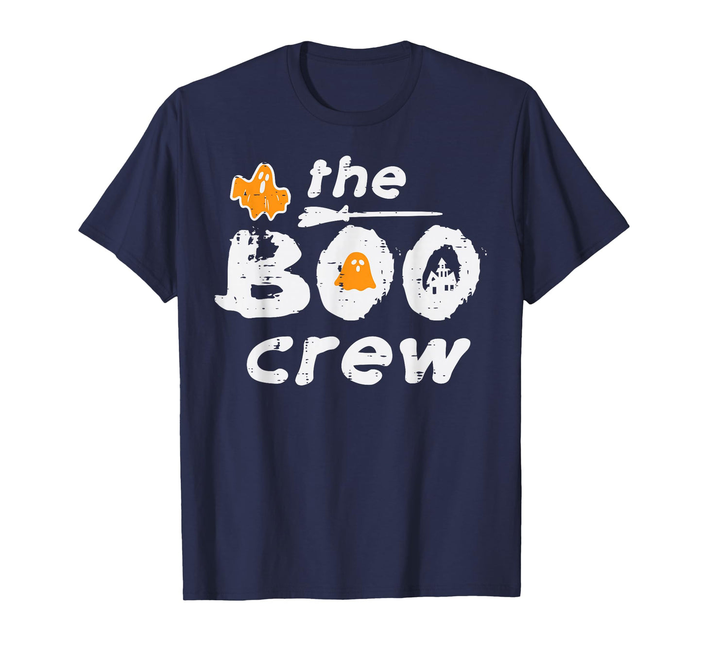 Halloween The Boo Crew Matching Costume Squad Men Women Kids T-Shirt