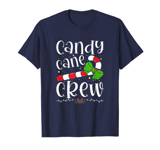 Candy Cane Crew Funny Christmas Candy Lover X-mas T-Shirt