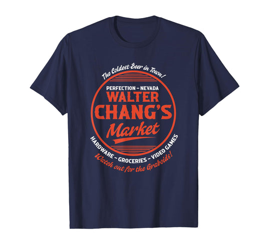 Walter Changs Market - Cold Beers and Graboids T-Shirt