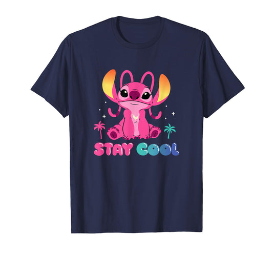 Disney Lilo & Stitch Stay Cool Angel Sassy Portrait T-Shirt