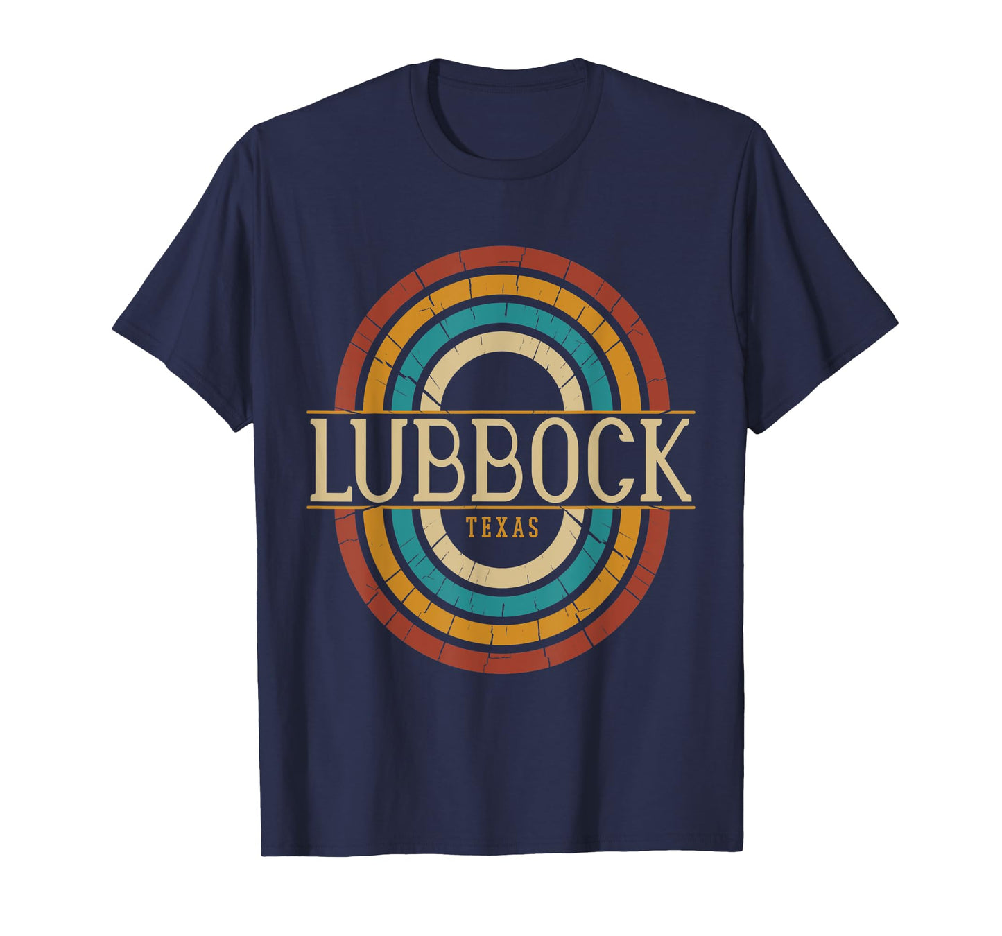 Vintage Retro Lubbock Texas TX Women Men Souvenirs T-Shirt