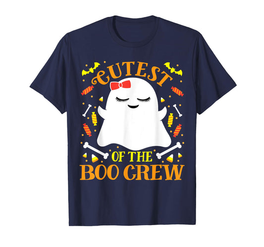 Cutest Boo Crew Ghost Matching Family Set Girls Halloween T-Shirt