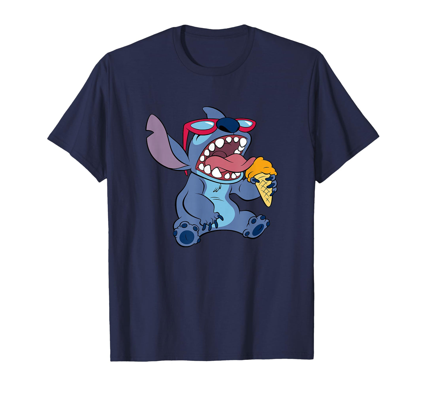 Disney Lilo & Stitch Ice Cream Treat Chill Stitch Portrait T-Shirt