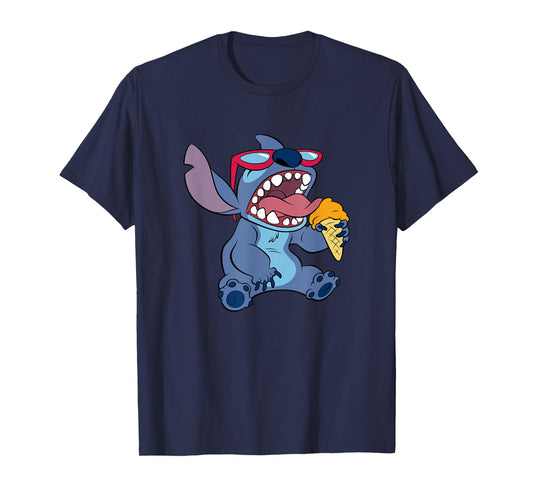 Disney Lilo & Stitch Ice Cream Treat Chill Stitch Portrait T-Shirt