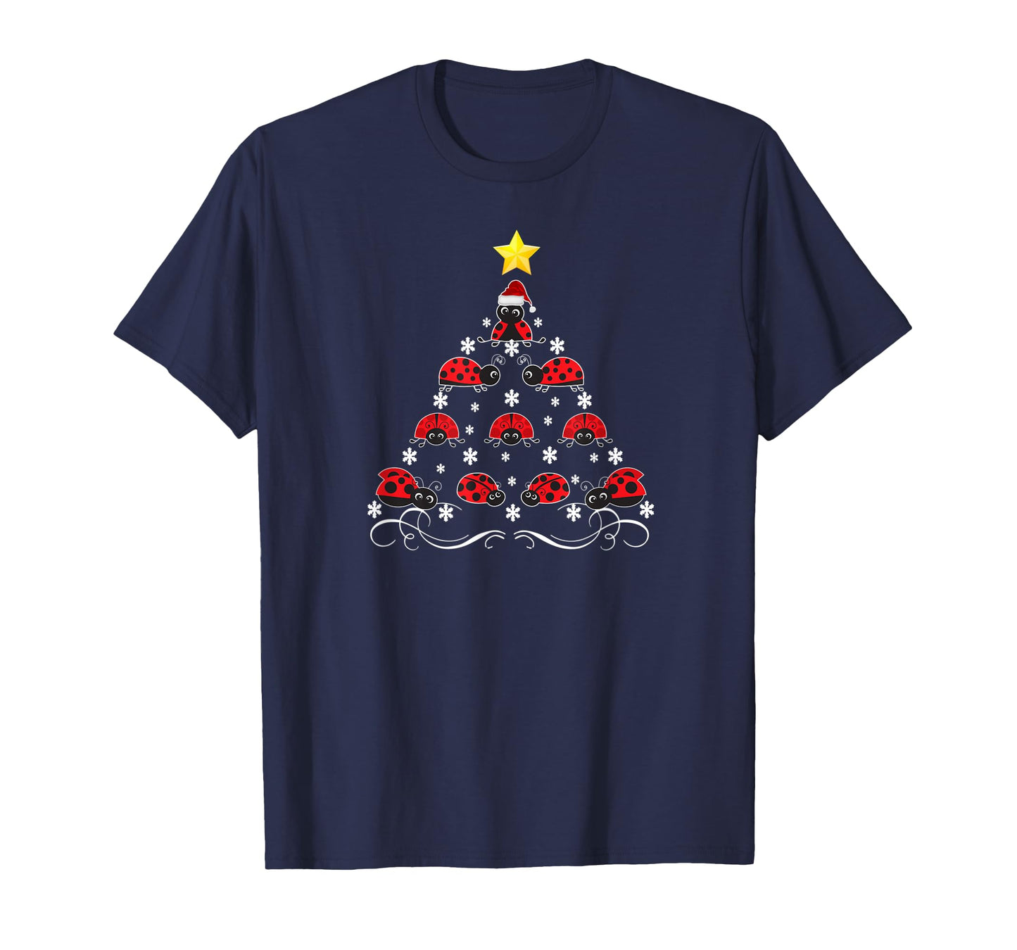Ladybug Christmas Tree T-Shirt