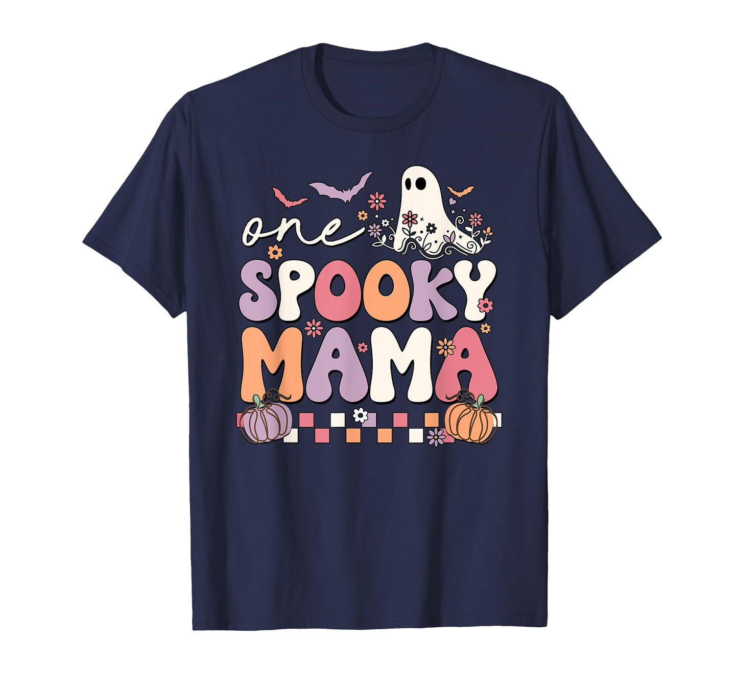 One Spooky Mama Halloween Spooky Ghost T-Shirt