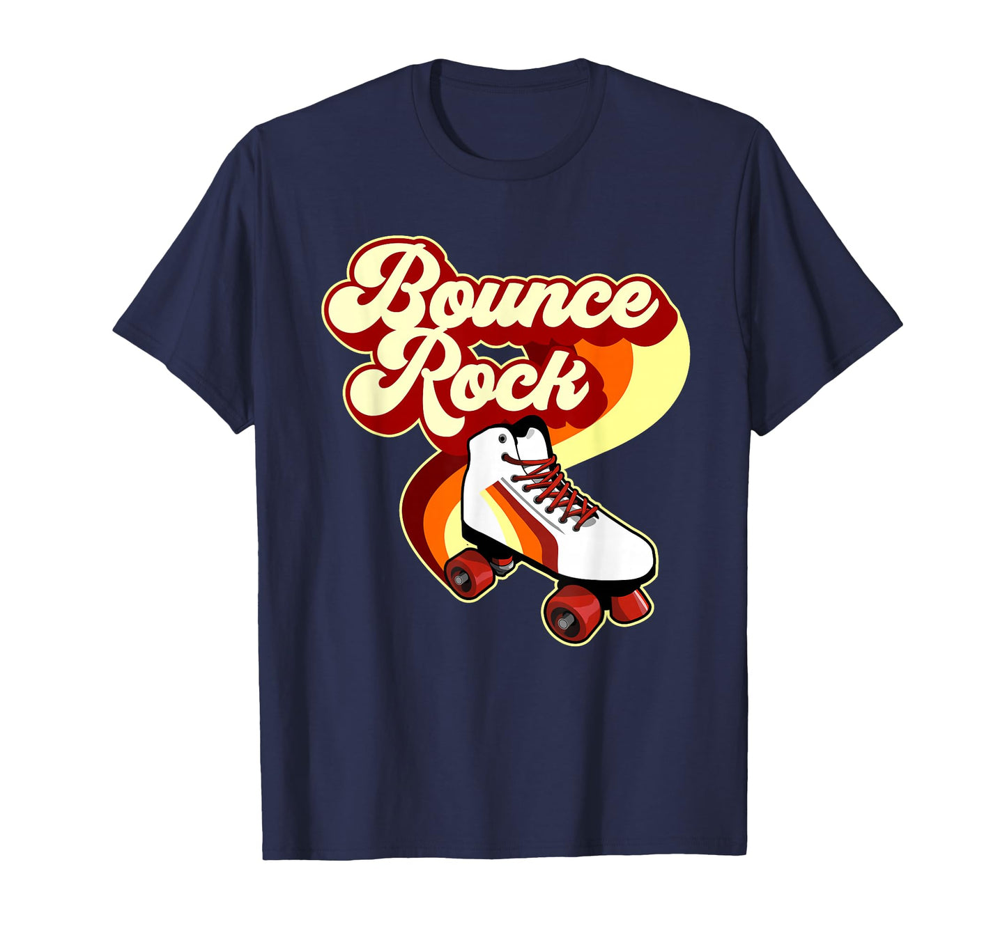 Roller Disco Bounce Rock Roller Skate Vintage 70s 80s T-Shirt