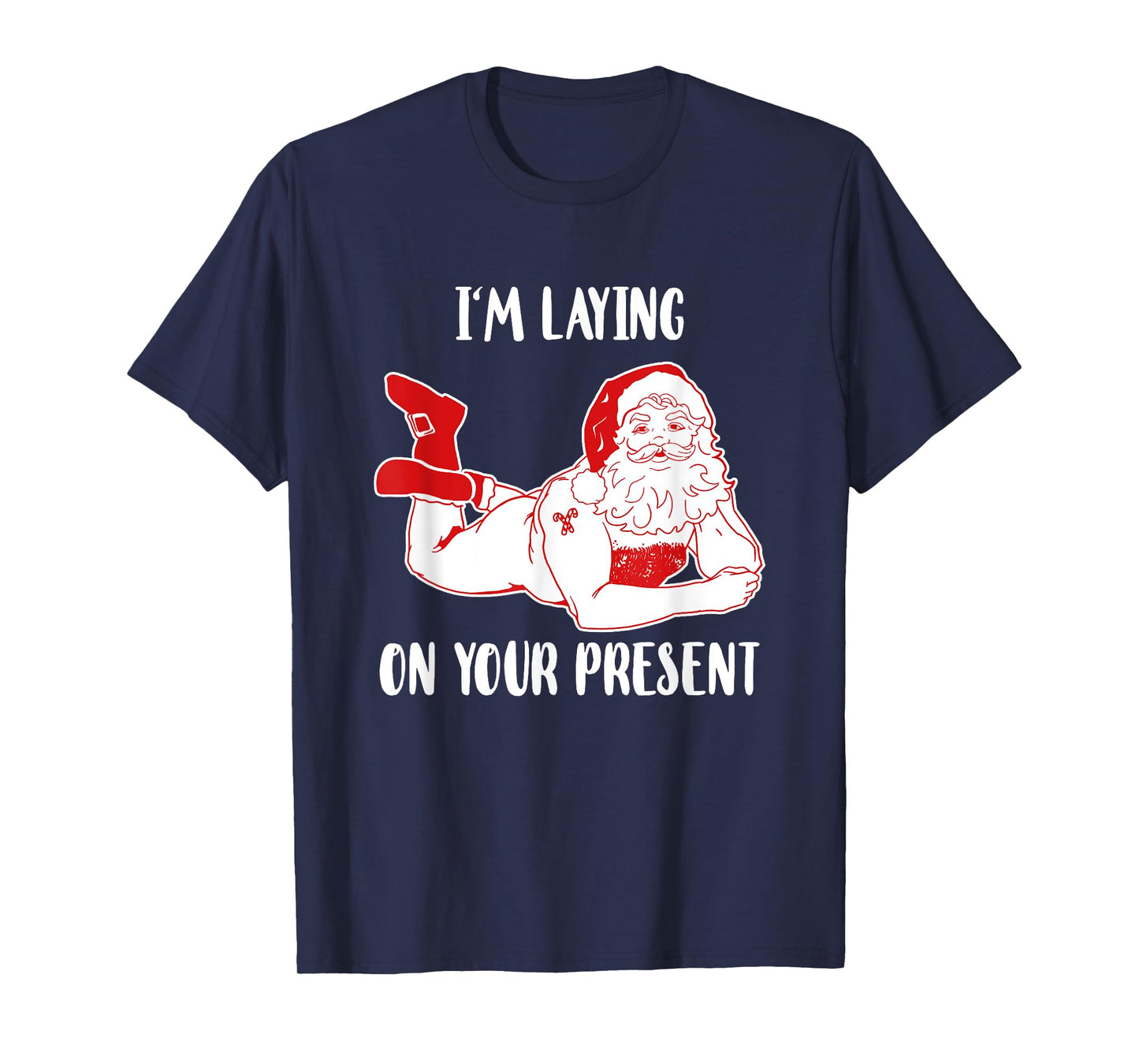 Dirty Bad Naughty Santa Funny Adults Husband Christmas Gift T-Shirt