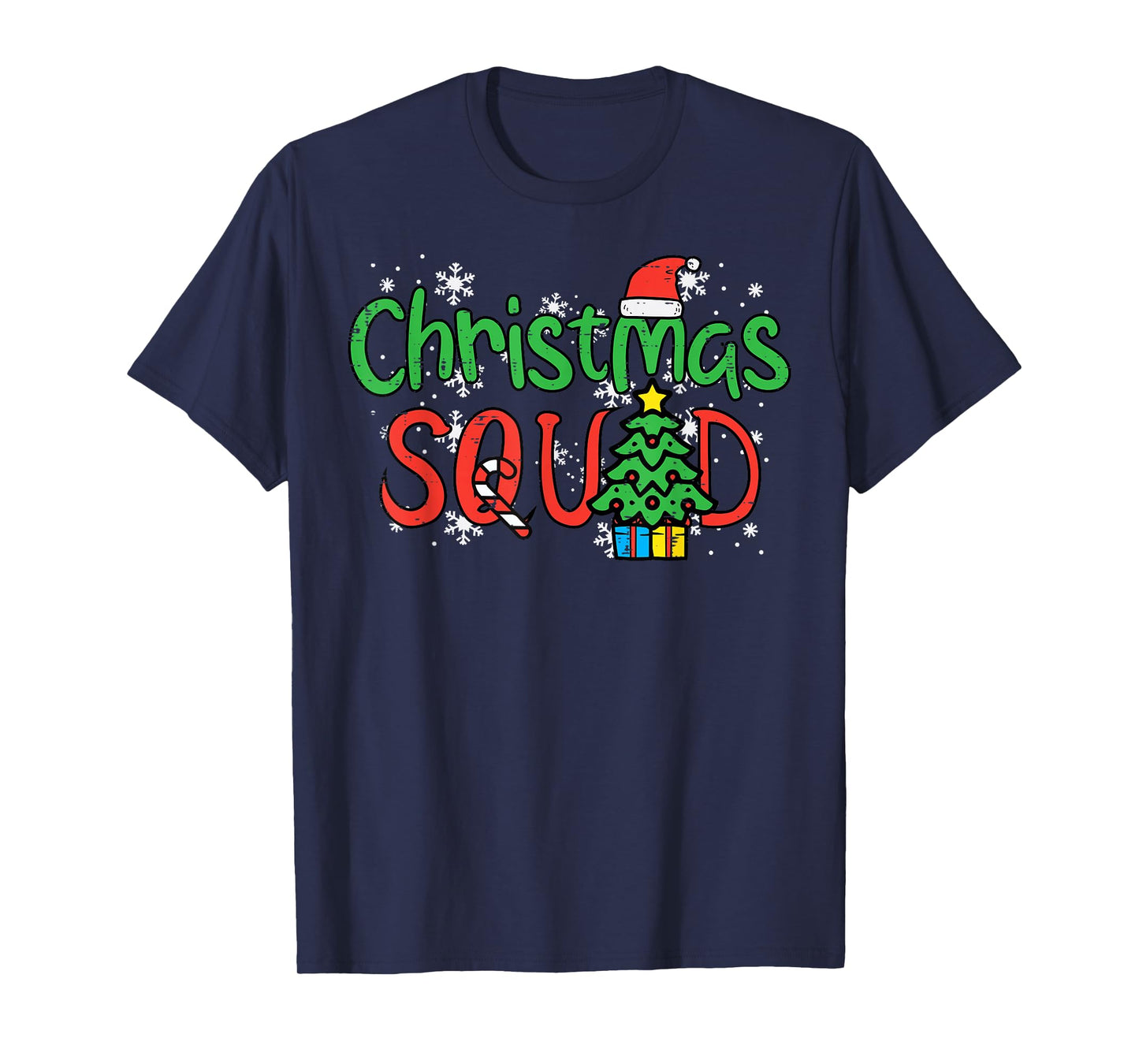 Christmas Squad Family Xmas Crew Men Women Boys Girls Kids T-Shirt