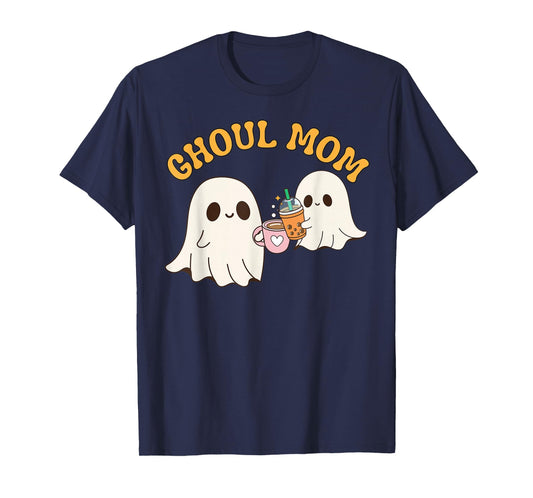 Ghoul Mom Cute Halloween Mother Ghost Mommy Trick Treating T-Shirt