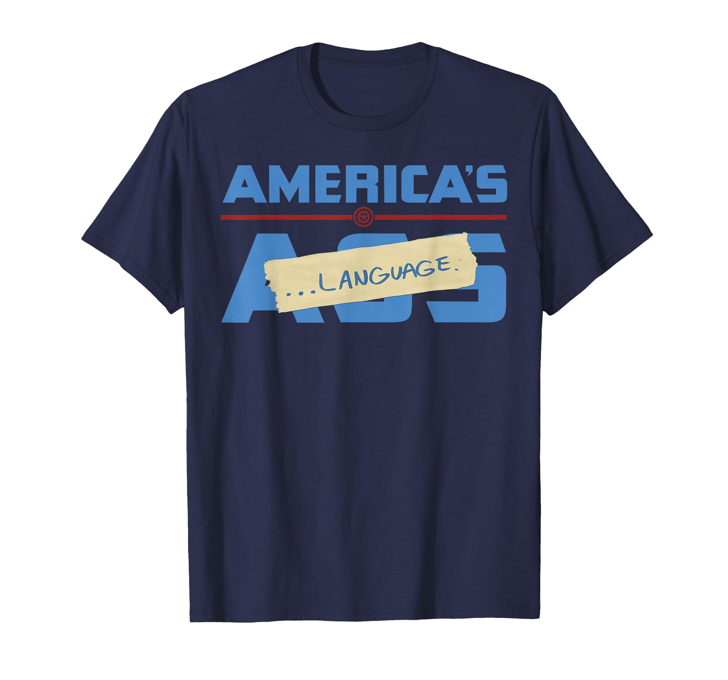 Marvel Avengers: Endgame Captain America America's Language T-Shirt
