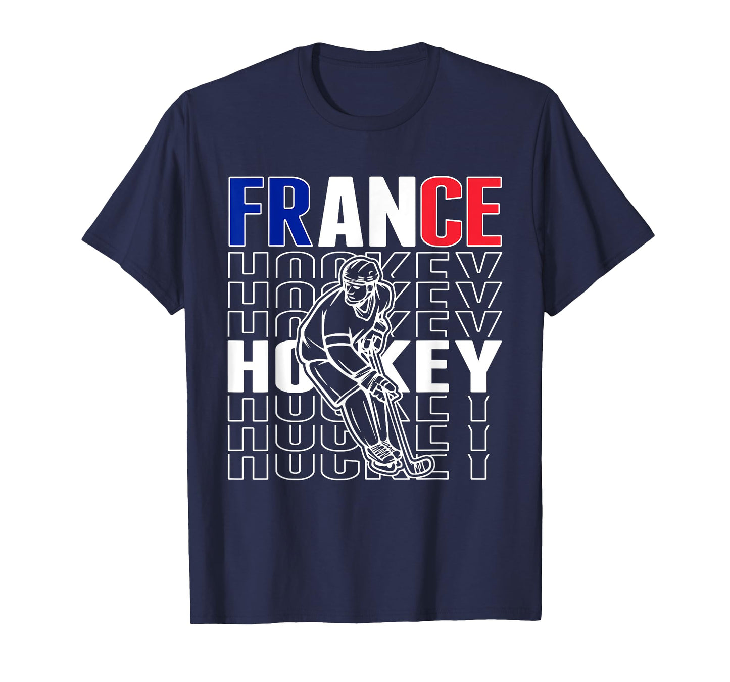 France Ice Hockey Fans Jersey Support French Hockey Team T-Shirt