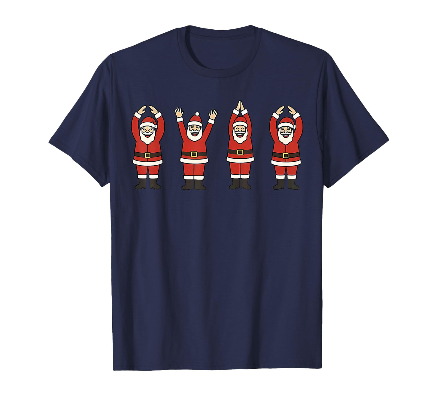 Funny Santa Ohio Midwestern Party O-H-I-O Christmas Season T-Shirt