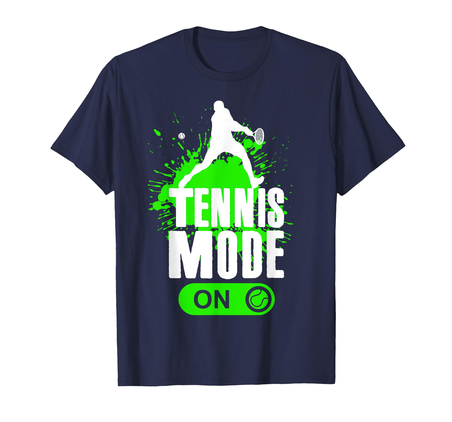 Tennis Mode On Cool Kids Youth Boys Tennis Player Gift T-Shirt