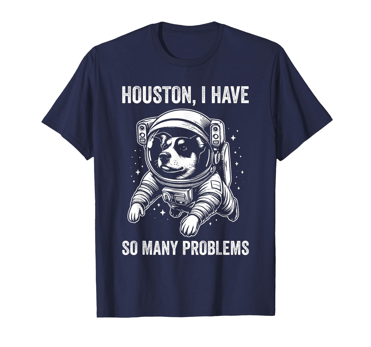 Dog Dad Mom Space - Houston Problem Texas Heeler T-Shirt