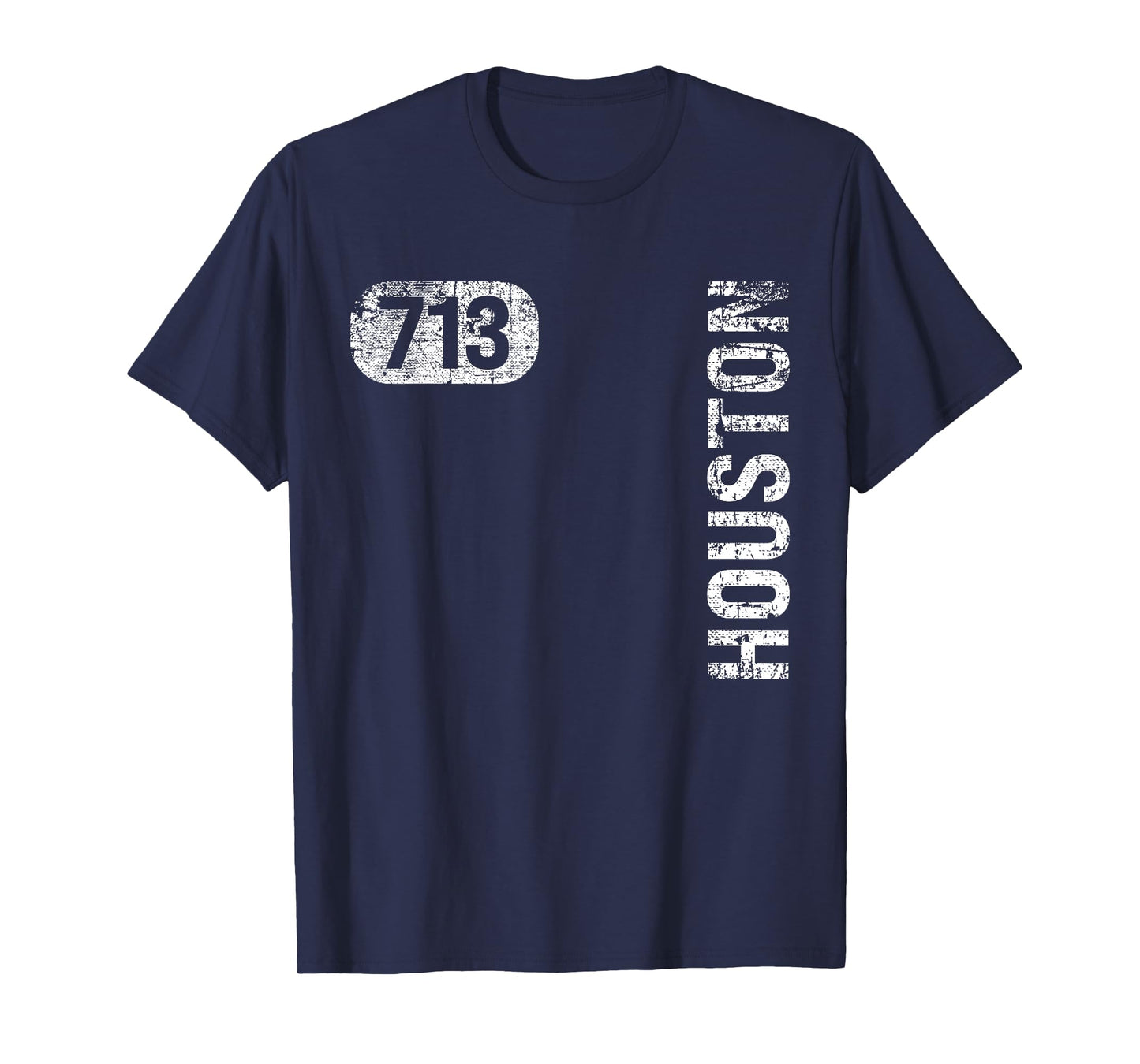 Houston Texas 713 Area Code Vintage Retro T-Shirt
