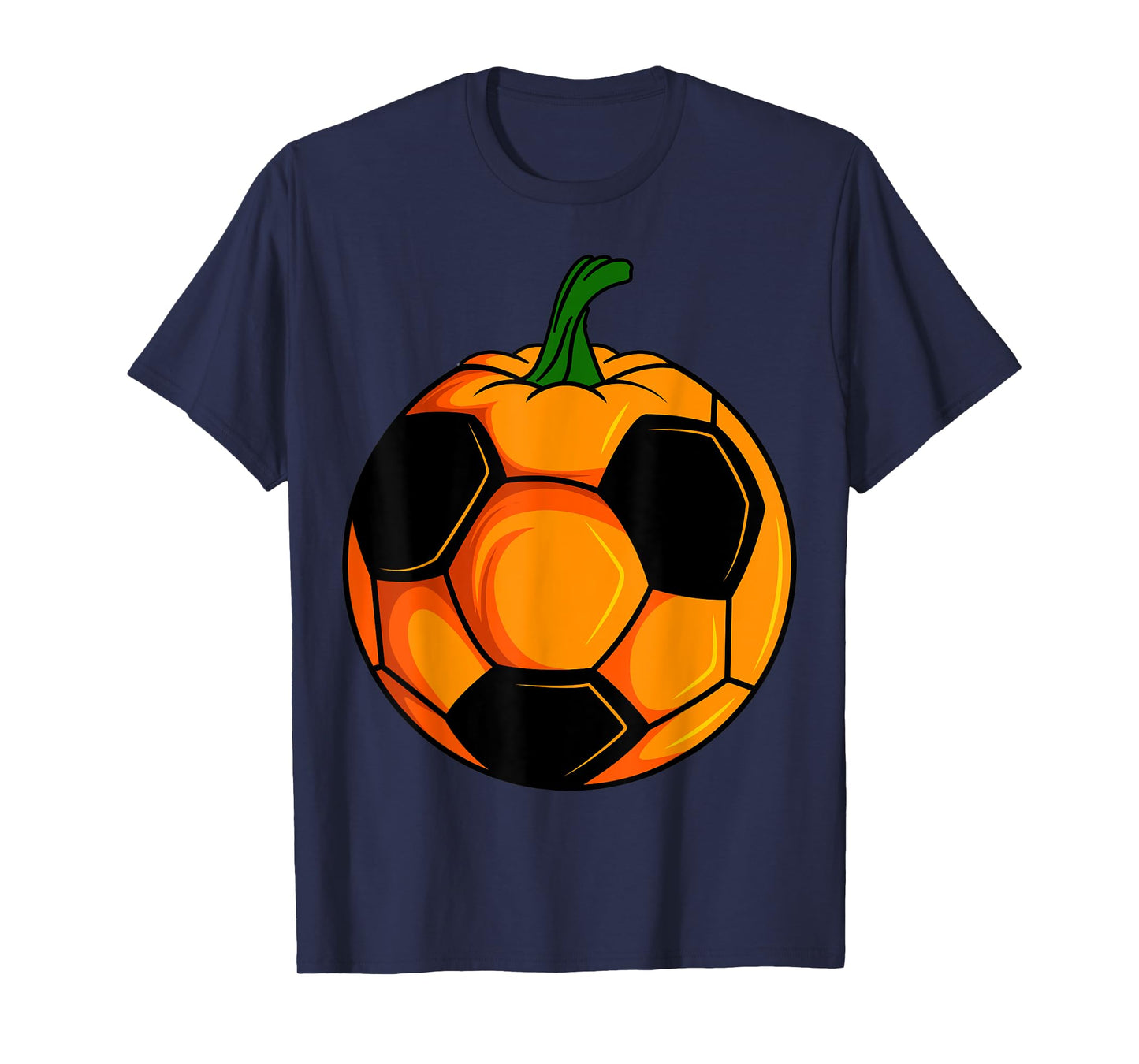 Halloween Pumpkin Soccer Ball Player Ball Team Sport T-Shirt