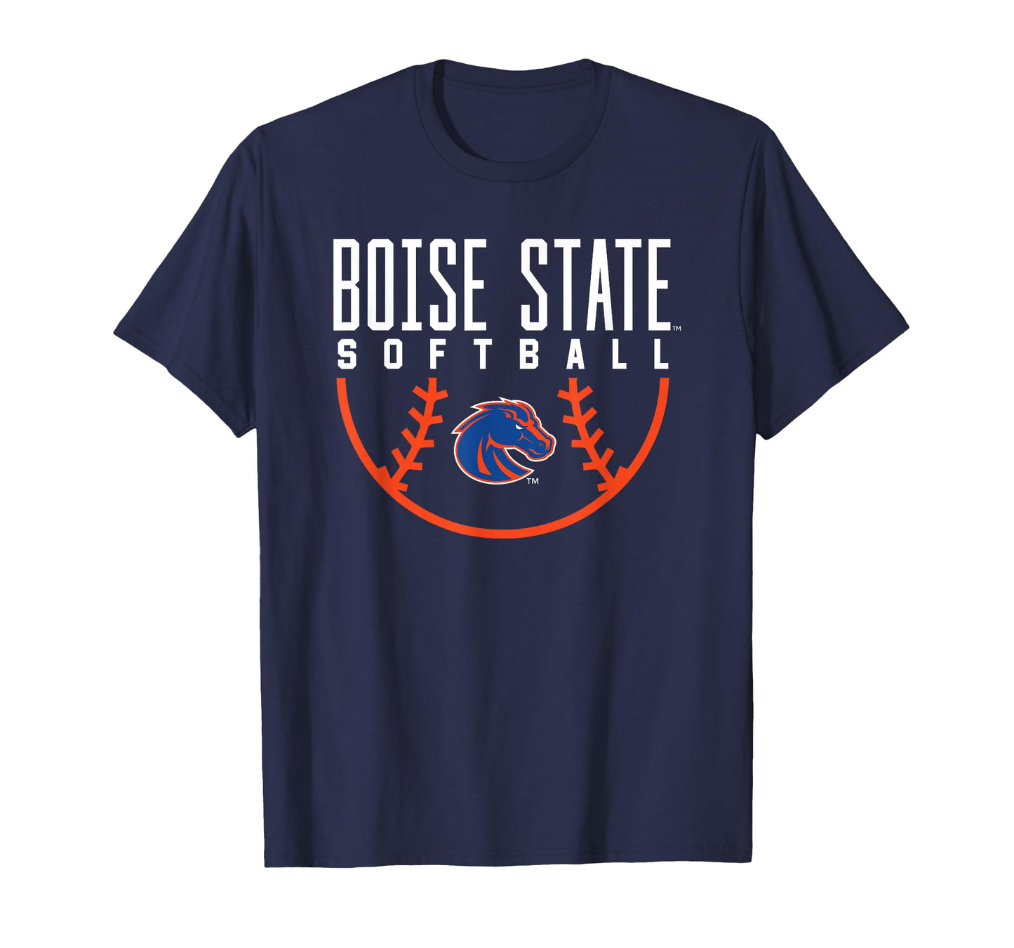 Boise State University BSU Broncos Softball Arch T-Shirt