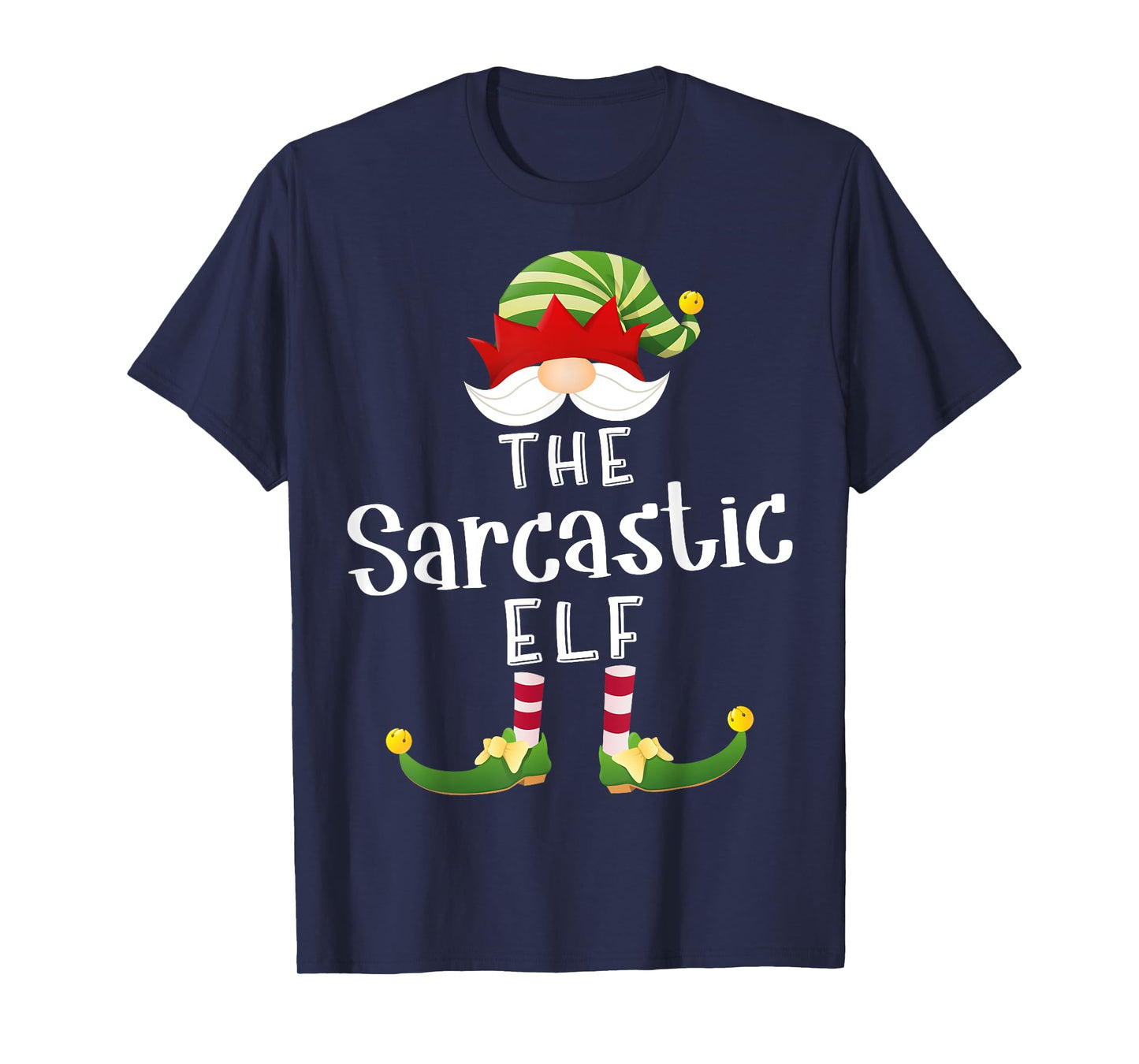 Sarcastic Elf Group Christmas Funny Pajama Party T-Shirt
