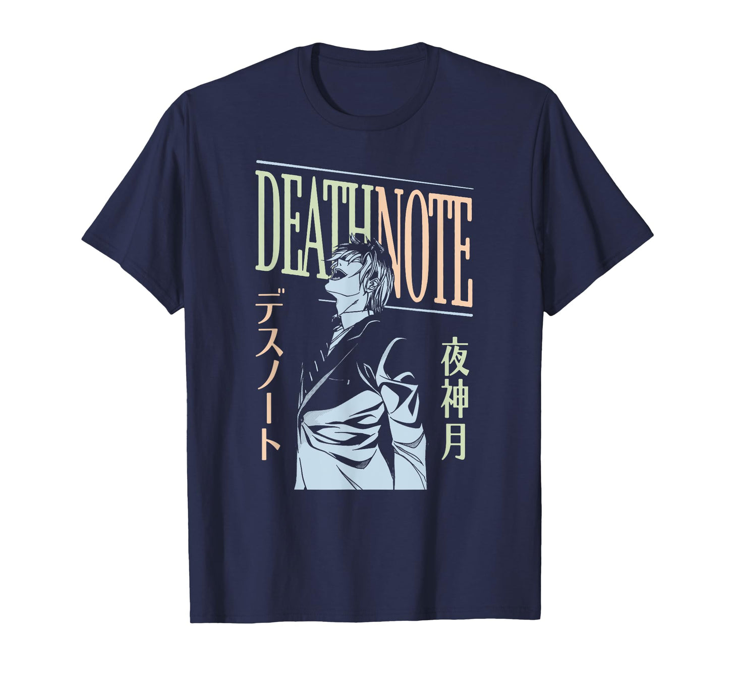 Death Note Front and Back Deny My Existence Skulls Anime T-Shirt
