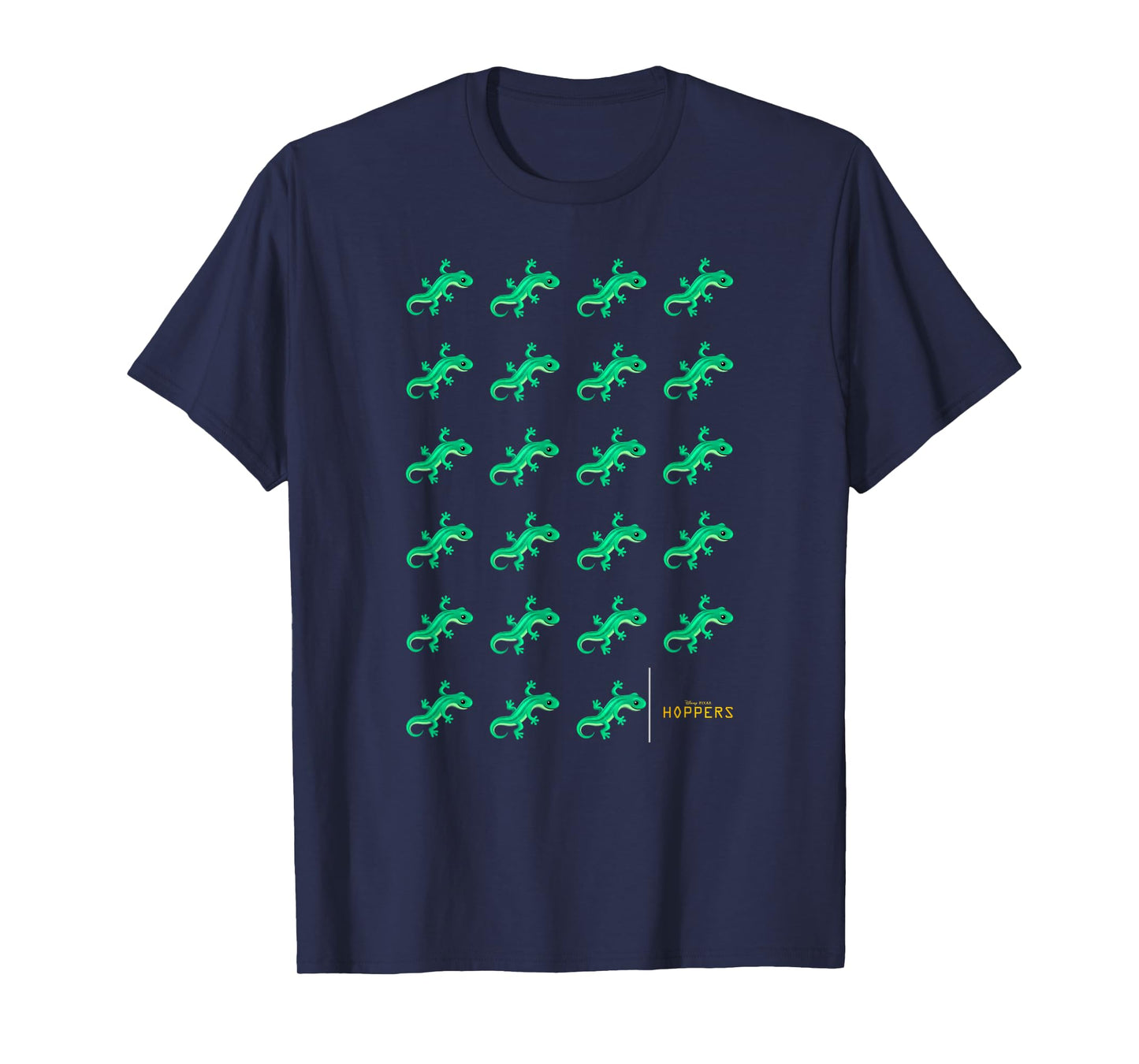 Disney Pixar Hoppers Tom Lizard Emoji Pattern T-Shirt