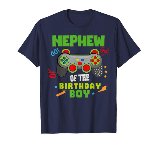 Nephew of The Birthday for Boy Video Gamer Birthday T-Shirt