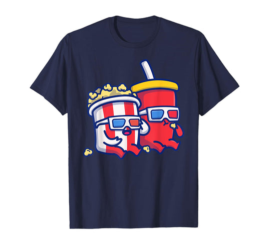 Popcorn and Soda Going to the Movies T-Shirt