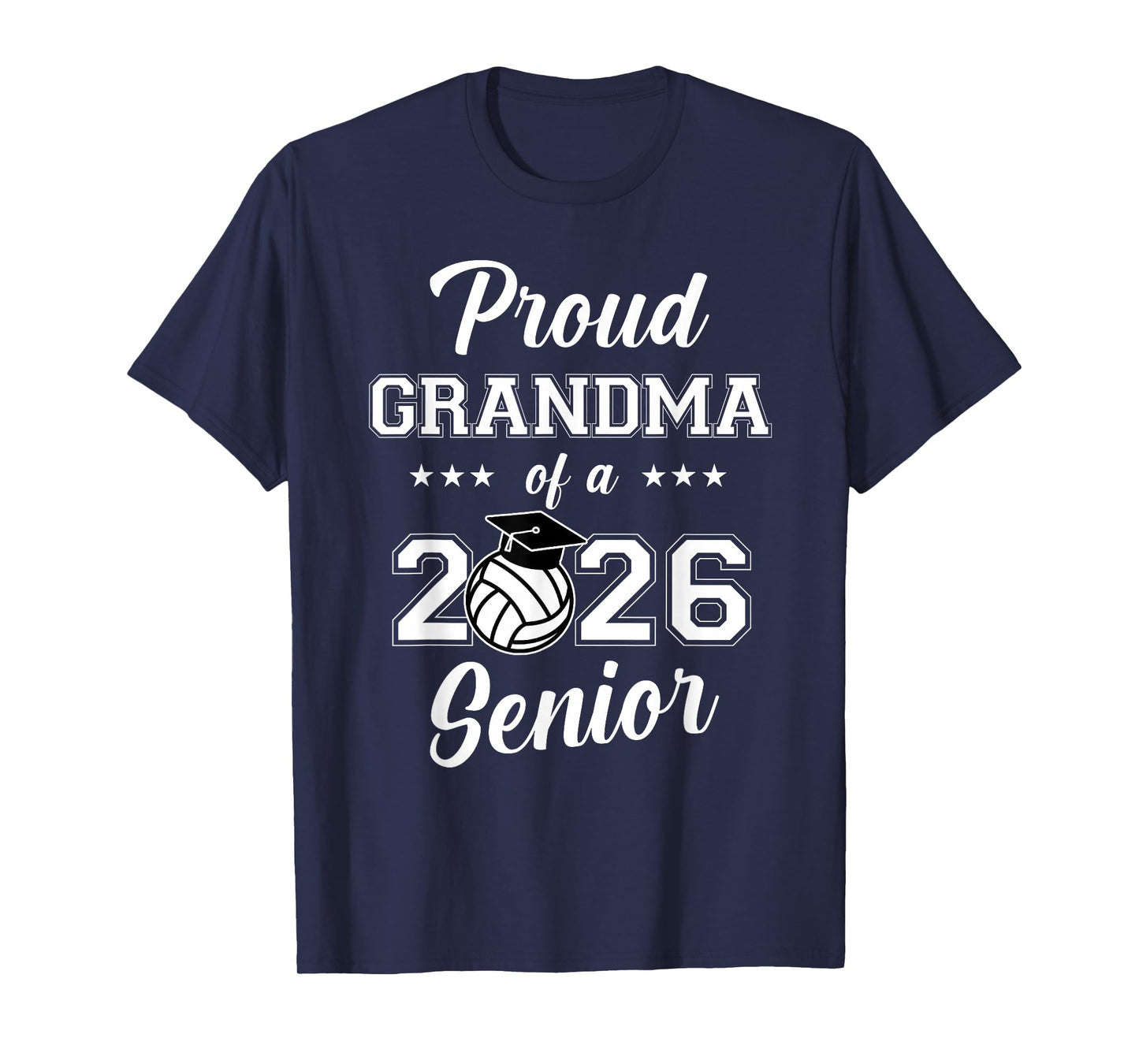 Proud Grandma of a 2026 Senior Volleyball Player T-Shirt