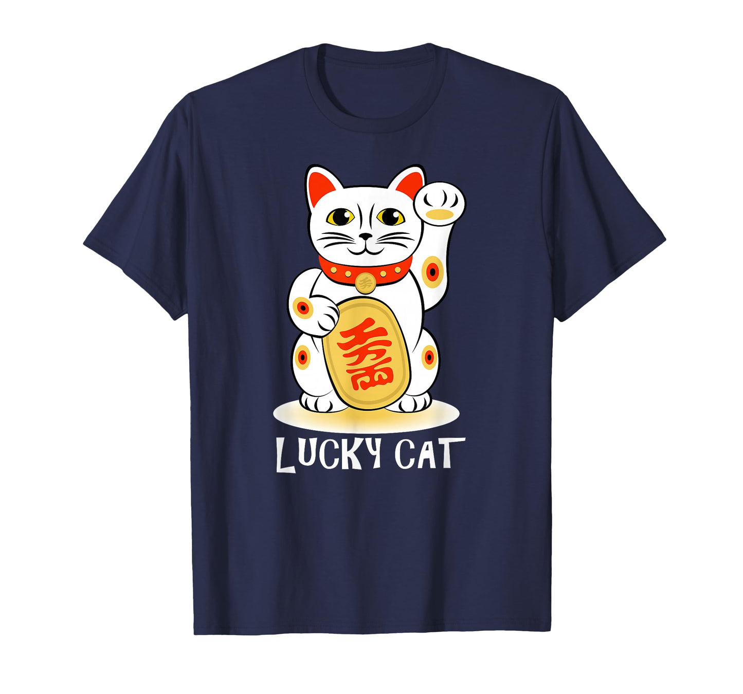 Lucky Cat t shirt; Maneki Neko t shirt; Cat t shirt; T-Shirt