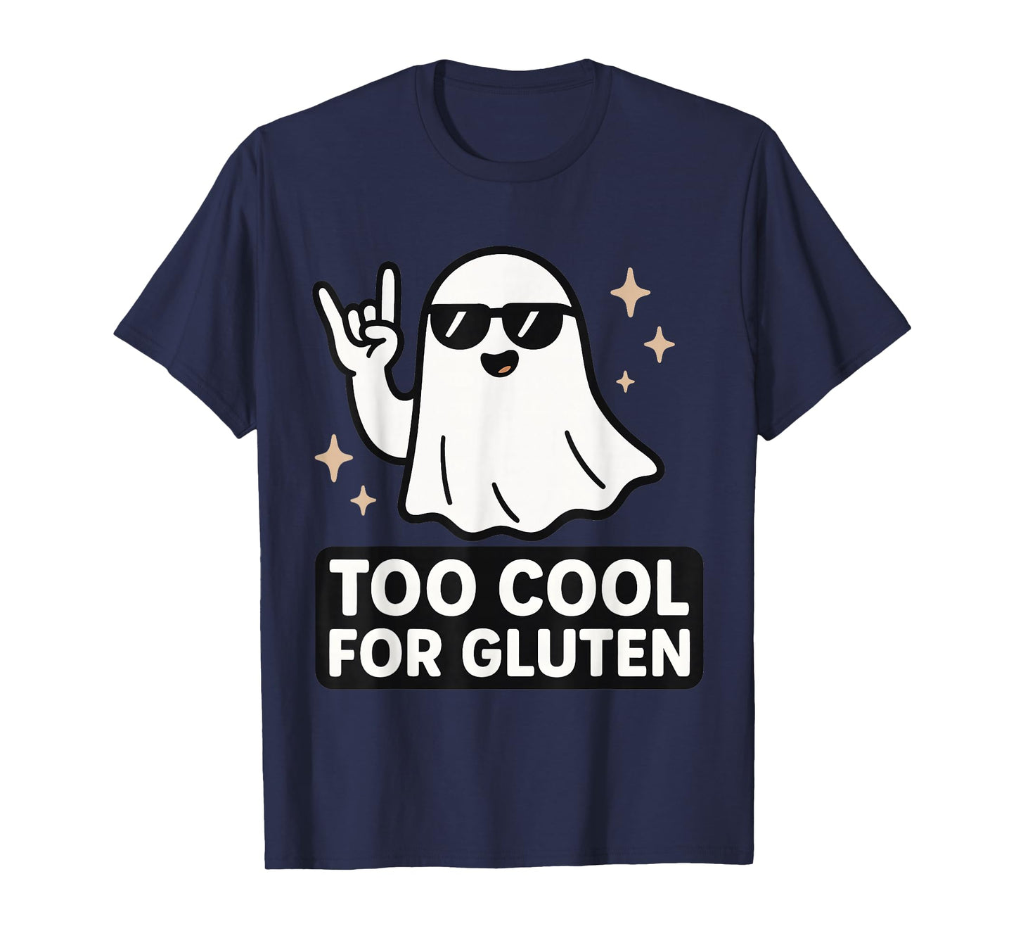 Celiac Disease Spooky Ghost Gluten Free Halloween T-Shirt
