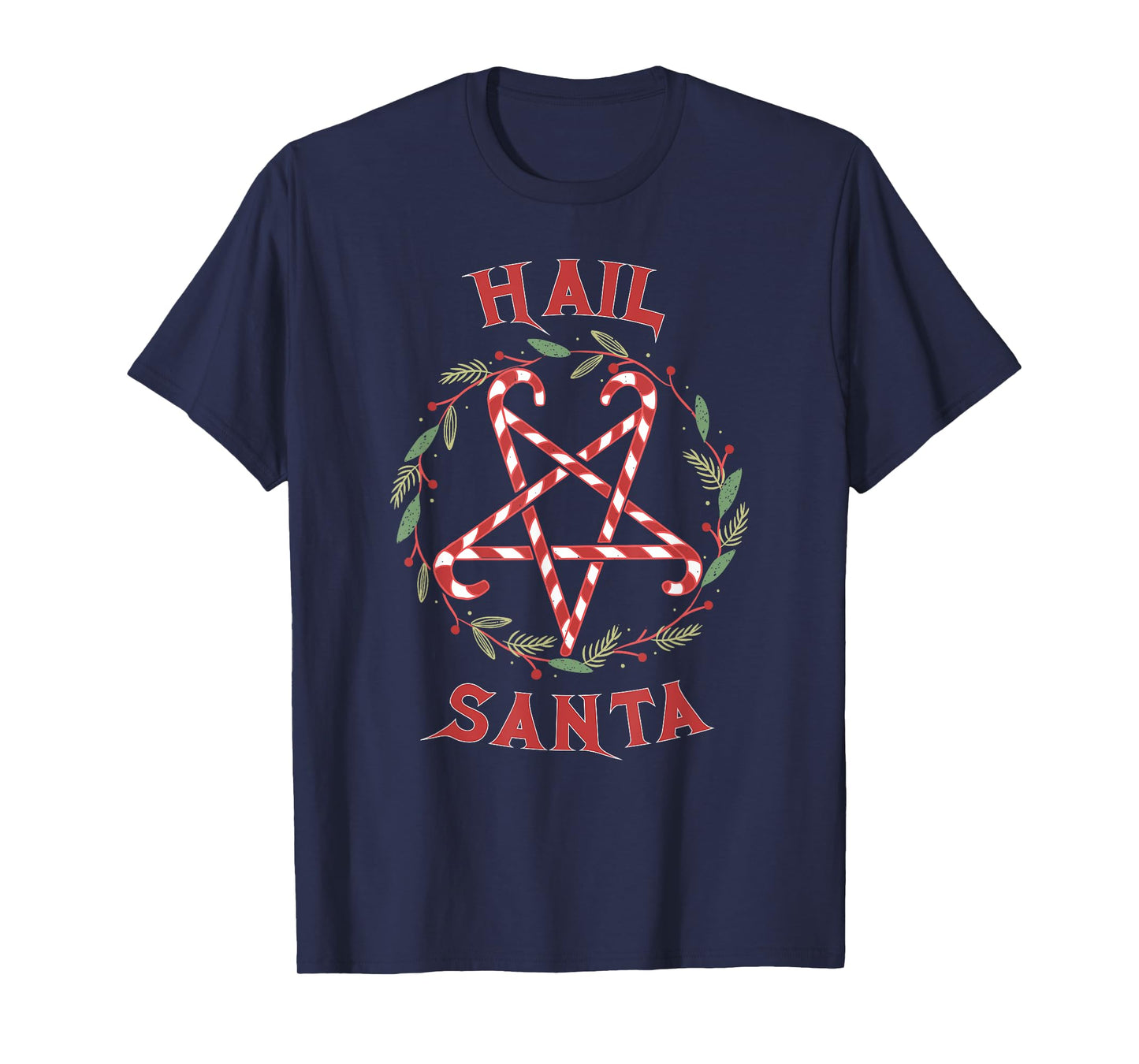 Hail Santa Christmas Krampus Clothing T-Shirt
