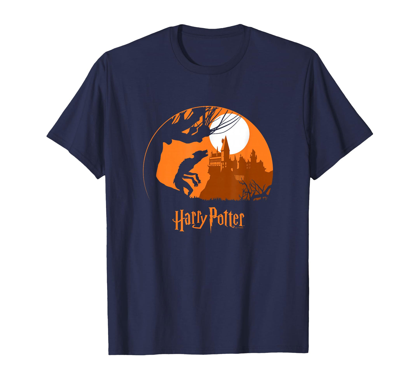 Harry Potter Halloween Werewolf Remus Lupin Silhouette T-Shirt