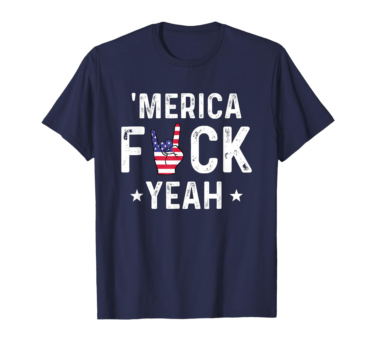 Funny Merica Fuck Yeah 4th of July T-Shirt