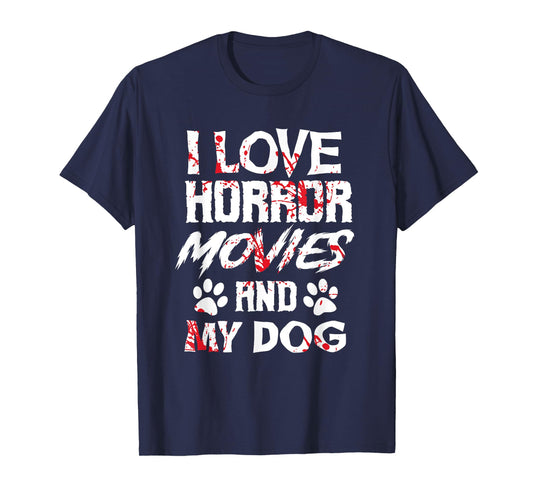 Horror Movies Scary Film Lovers Halloween Fans Thriller T-Shirt