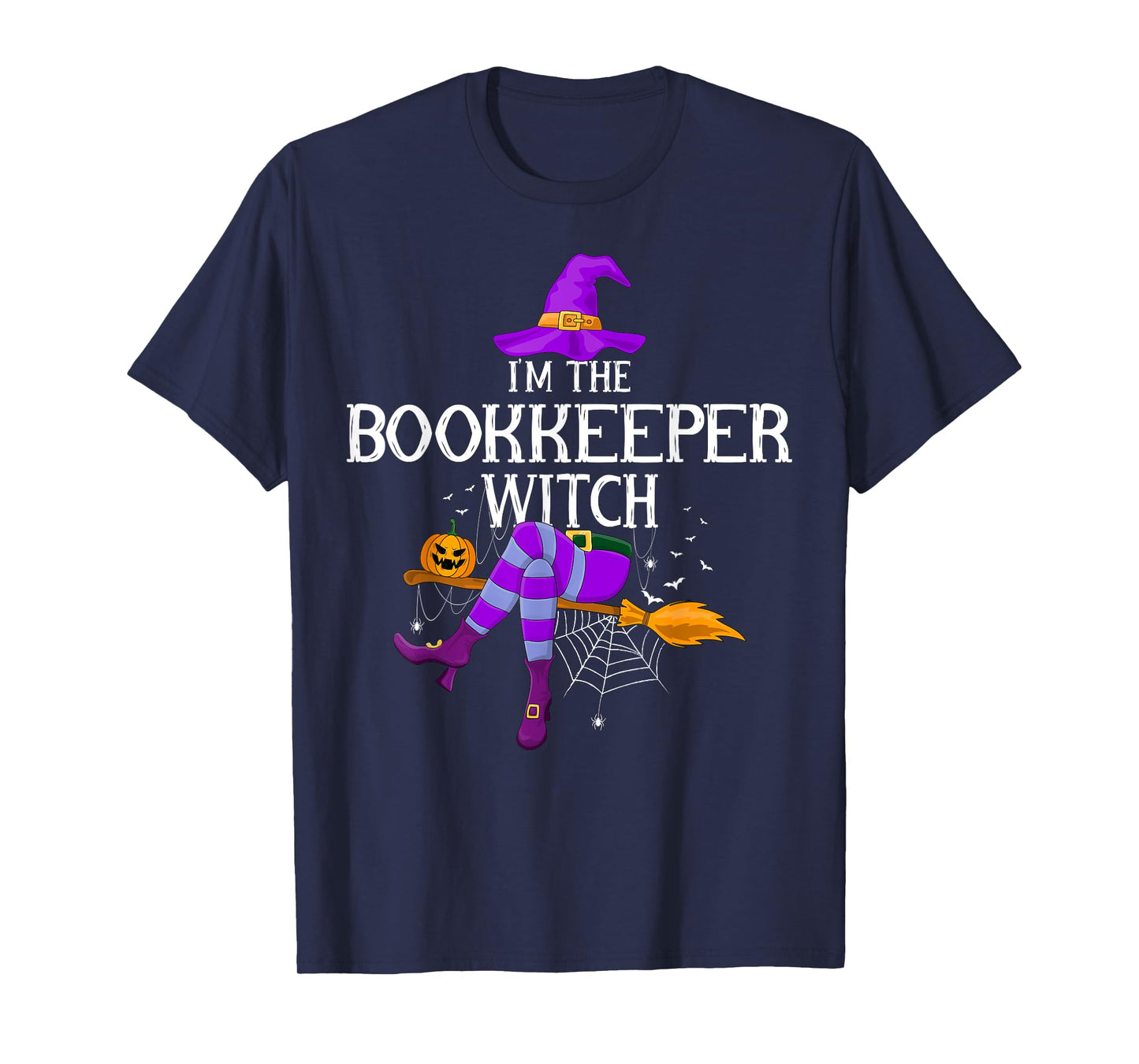 Matching Family Costume I'm The Bookkeeper Witch Halloween T-Shirt