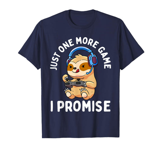 Gamer Sloth Gaming Lover Video Game Boys Girls Gift T-Shirt