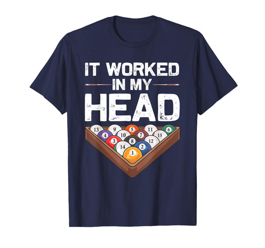 Funny Pool Billiards Design For Men Women Pool Game Players T-Shirt