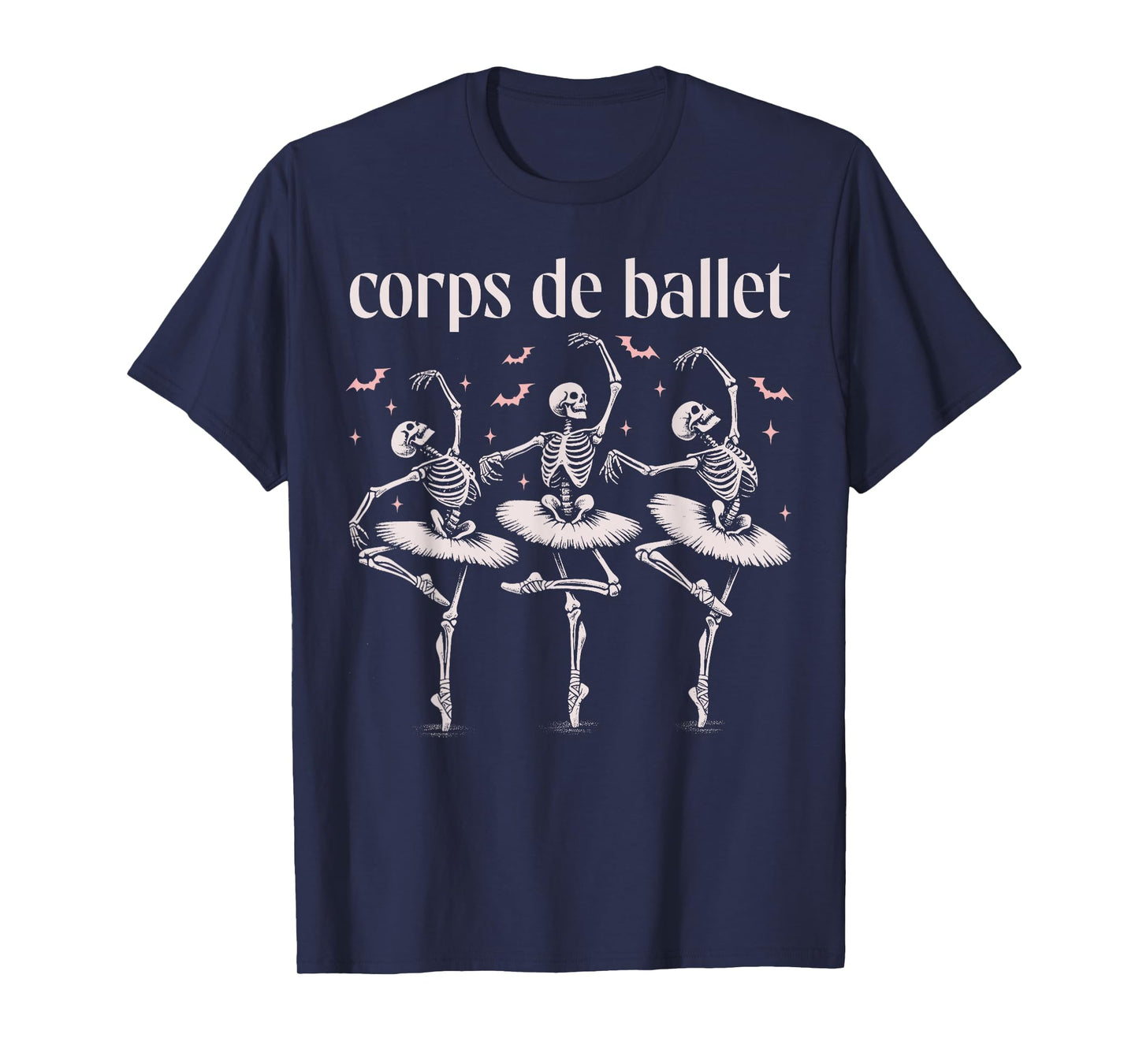 Corps De Ballet, Dancing Skeleton, Ballet Dance Halloween T-Shirt