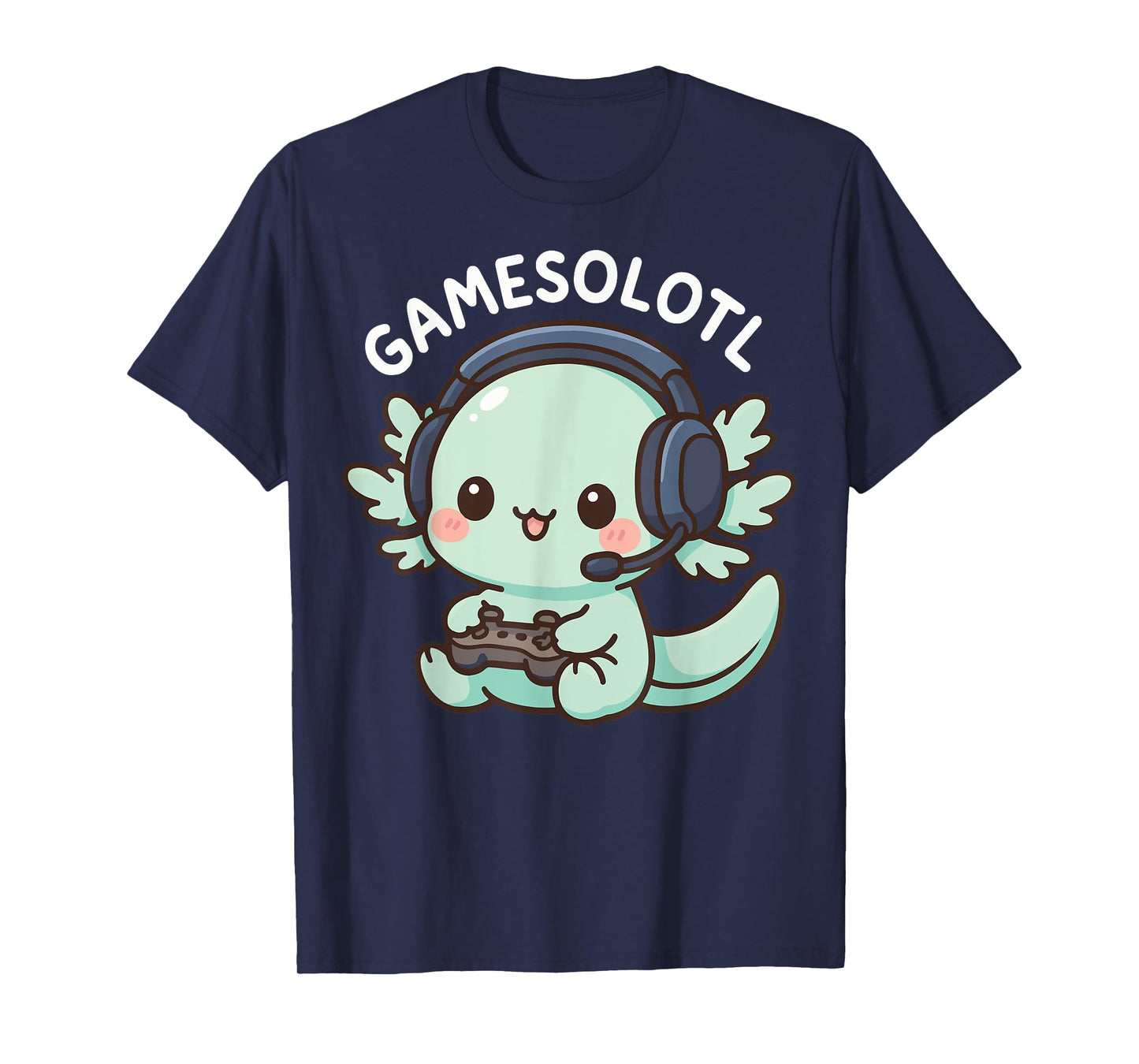 Gamesolotl Axolotl Gamer Gaming Anime T-Shirt