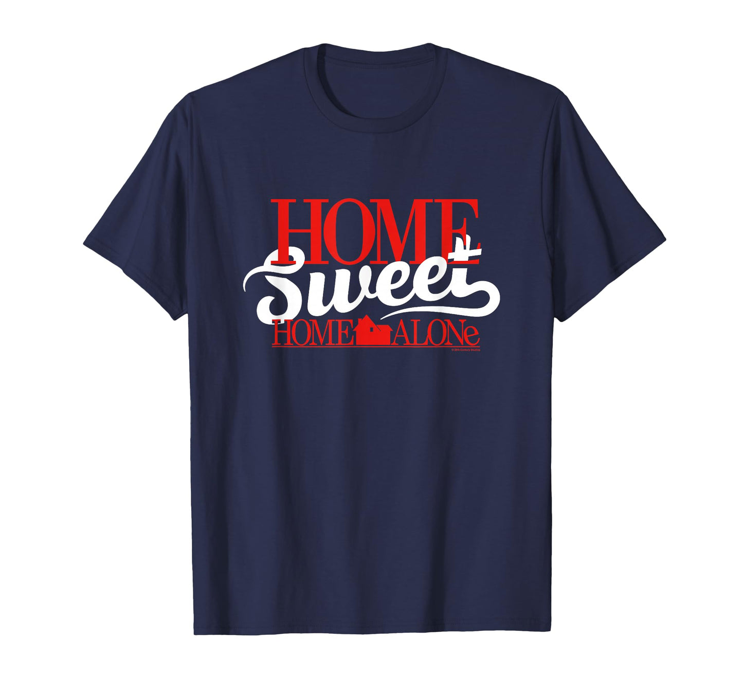 Home Alone Christmas Home Sweet Home Big Chest Logo T-Shirt