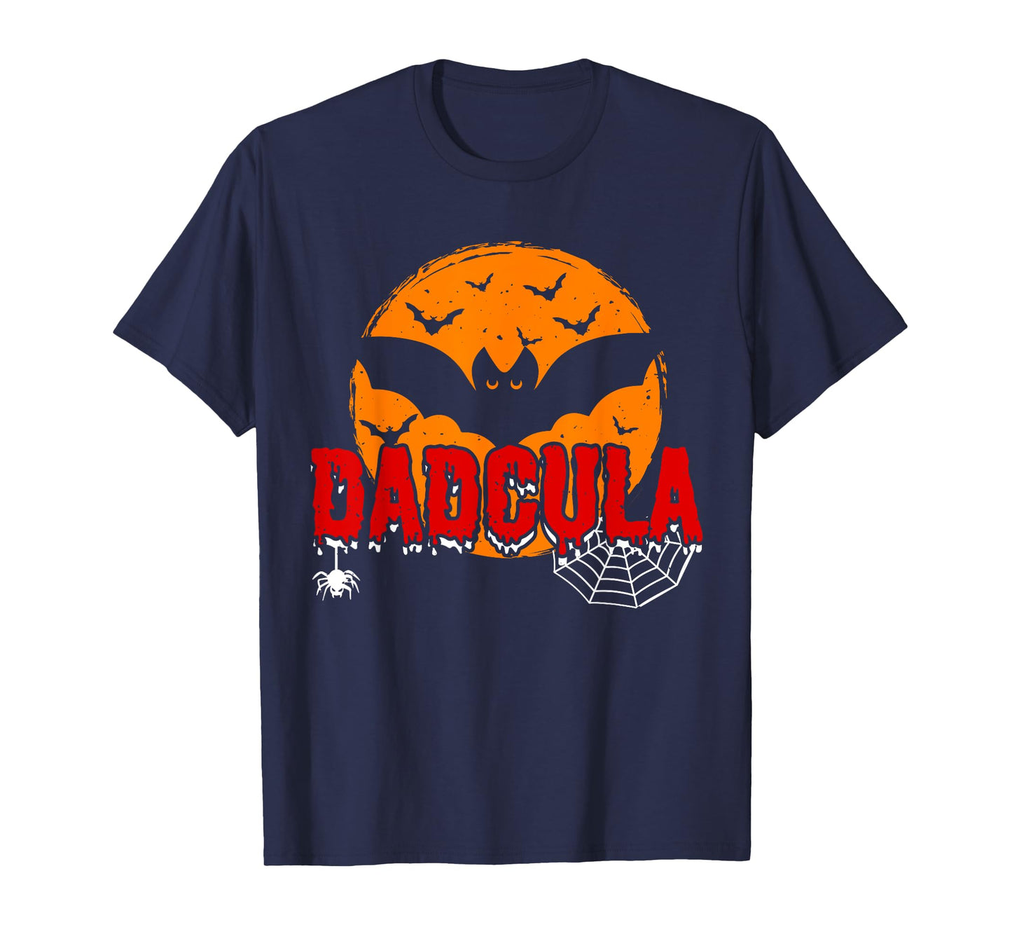 Dadcula Vampire Dad Vampire Costume Halloween Dracula Dad T-Shirt