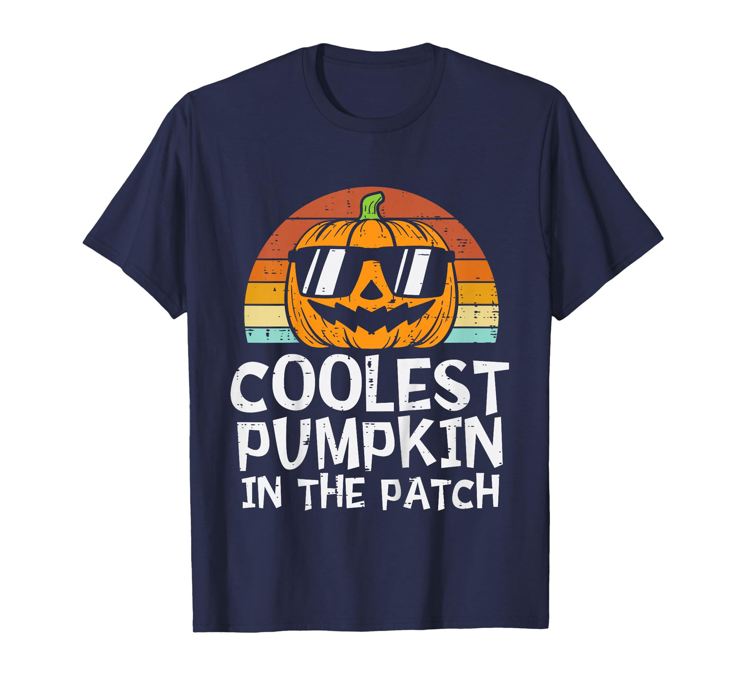Kids Coolest Pumpkin In The Patch Toddler Boys Halloween Kids T-Shirt